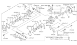 Diagram for 1992 Nissan 300ZX Power Steering Pump - 49110-40P00