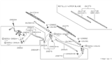 Diagram for Nissan Altima Windshield Wiper - 28895-79904