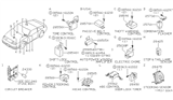 Diagram for Nissan 300ZX Steering Angle Sensor - 28475-30P00