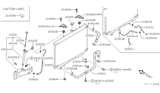 Diagram for 1996 Nissan 300ZX Radiator Support - 21543-30P00