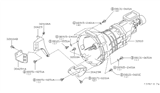 Diagram for 1995 Nissan 300ZX Transmission Assembly - 32010-45P00