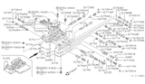 Diagram for 1993 Nissan 300ZX Valve Body - 31705-43X13