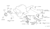 Diagram for 1996 Nissan 300ZX Motor And Transmission Mount - 11320-30P00