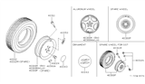 Diagram for Nissan 300ZX TPMS Sensor - 40311-N4701