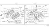Diagram for Nissan 300ZX Cylinder Head - 11090-48P00