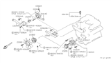 Diagram for 1992 Nissan 300ZX Thermostat - 21200-42L05