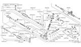 Diagram for 1994 Nissan 300ZX Rack And Pinion - 49001-31P00