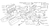 Diagram for Nissan 300ZX Throttle Body Gasket - 16175-30P70