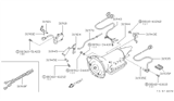 Diagram for 1995 Nissan 300ZX Automatic Transmission Shift Position Sensor Switch - 31918-51X16