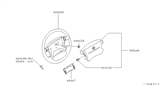 Diagram for 1996 Nissan 300ZX Steering Wheel - 48430-45P00