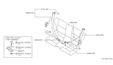 Diagram for 1994 Nissan 300ZX Seat Belt - 88842-45P02