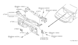 Diagram for 1994 Nissan 300ZX Dash Panels - F7310-30P55