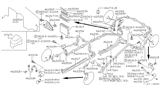 Diagram for 1990 Nissan 300ZX Brake Line - 46210-33P00