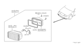 Diagram for 1992 Nissan 300ZX Fog Light - B6150-30P00