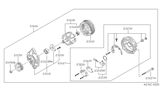 Diagram for 1995 Nissan 300ZX Voltage Regulator - 23215-64J03