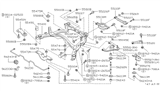 Diagram for 1998 Nissan 240SX Sway Bar Link - 54618-35F10