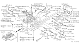 Diagram for 1995 Nissan 300ZX Valve Body - 31705-44X74