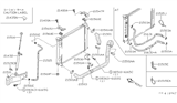 Diagram for 1993 Nissan 300ZX Radiator Support - 21507-51E00