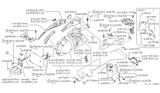 Diagram for 1982 Nissan Stanza Fuel Line Clamps - 16572-U6701