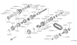 Diagram for 2001 Nissan Pathfinder Needle Bearing - 32262-01T00