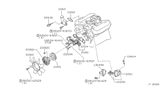 Diagram for 1999 Nissan Frontier Thermostat - 21200-0C811