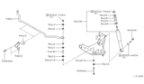 Diagram for 2001 Nissan Xterra Shock Absorber - 56110-7Z225