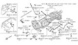 Diagram for 2001 Nissan Xterra Transmission Assembly - 310C0-4EX21