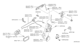 Diagram for 1998 Nissan Pathfinder Door Lock Actuator - 80503-5P010