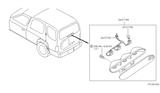 Diagram for 2000 Nissan Xterra Light Socket - 26260-7Z000