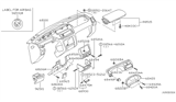 Diagram for 2000 Nissan Xterra Air Bag - K8515-7Z015