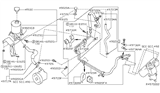 Diagram for 2001 Nissan Frontier Power Steering Pressure Switch - 49761-9Z400