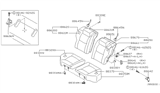 Diagram for 2004 Nissan Xterra Seat Cushion - 88300-7Z801