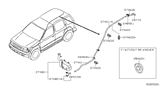 Diagram for 2002 Nissan Xterra Body Mount Hole Plug - 64899-7Z000