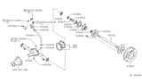 Diagram for Nissan Xterra Axle Shaft - 38164-2S700