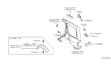 Diagram for 2001 Nissan Xterra Fuel Filler Housing - 78120-7Z030