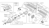 Diagram for Nissan Frontier Pinion Washer - 38426-T5001