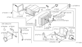 Diagram for 2003 Nissan Frontier A/C Expansion Valve - 92200-7Z400