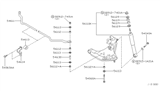 Diagram for 2004 Nissan Xterra Shock Absorber - 56110-1Z626