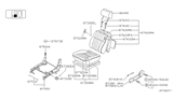 Diagram for 2002 Nissan Xterra Seat Motor - 87450-7Z800