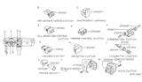 Diagram for 2000 Nissan Xterra Wiper Switch - 25260-7Z000