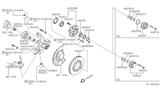 Diagram for 2003 Nissan Xterra Brake Disc - 40206-7Z000