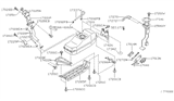 Diagram for Nissan Xterra Fuel Filler Hose - 17228-5S800