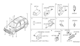 Diagram for 2007 Nissan Quest Car Key - 28268-7Z800