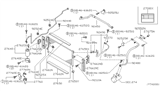 Diagram for 2000 Nissan Xterra A/C Hose - 92480-8B402