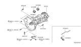 Diagram for 2001 Nissan Xterra Transmission Assembly - 320B0-4S400