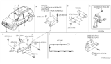 Diagram for 2004 Nissan Frontier Air Bag Control Module - 28556-8Z825