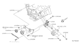 Diagram for 2000 Nissan Xterra Timing Belt Idler Pulley - 11925-4S100