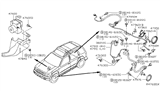 Diagram for 2001 Nissan Xterra ABS Control Module - 47660-7Z311