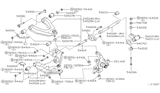 Diagram for Nissan Xterra Control Arm - 54500-8B525