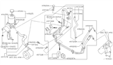 Diagram for Nissan Xterra Power Steering Hose - 49717-9Z400